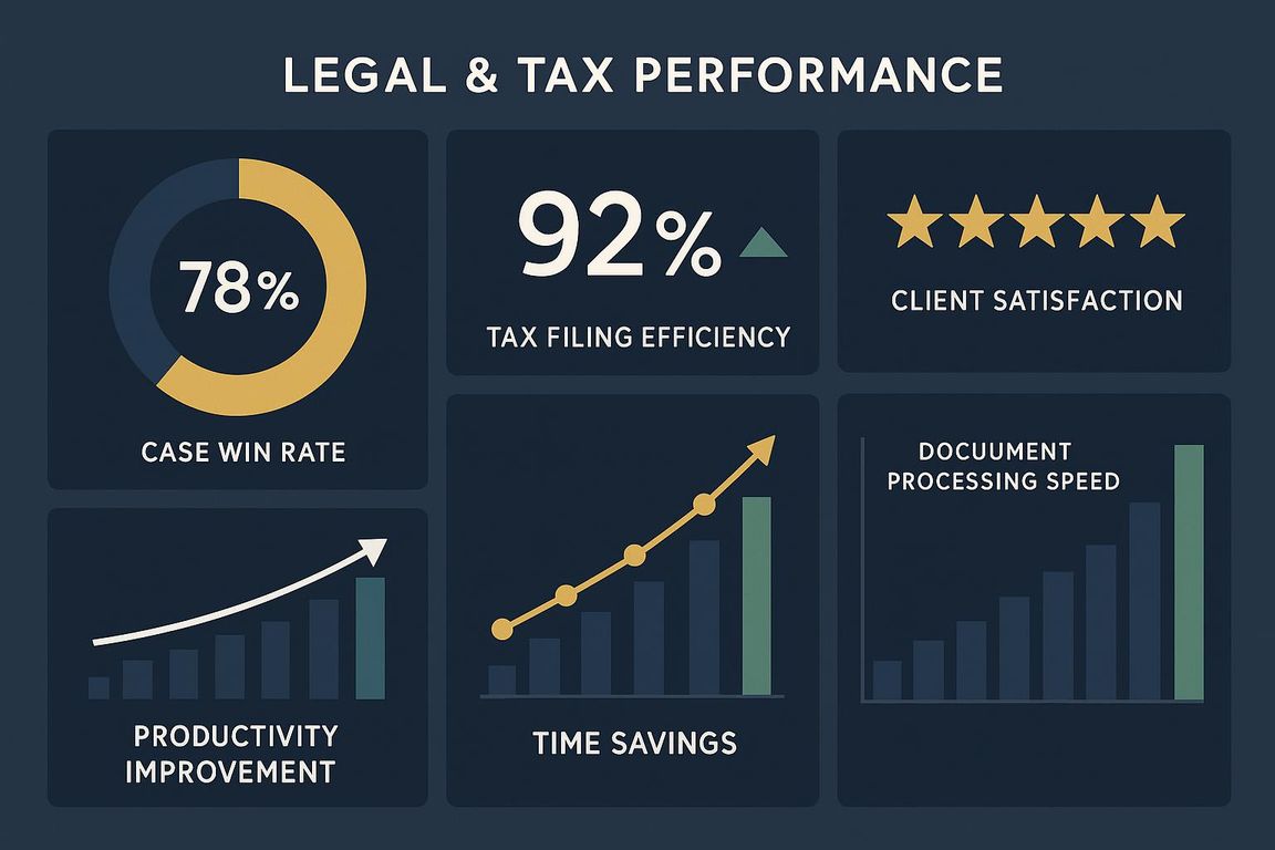 法律・税務業務の成果