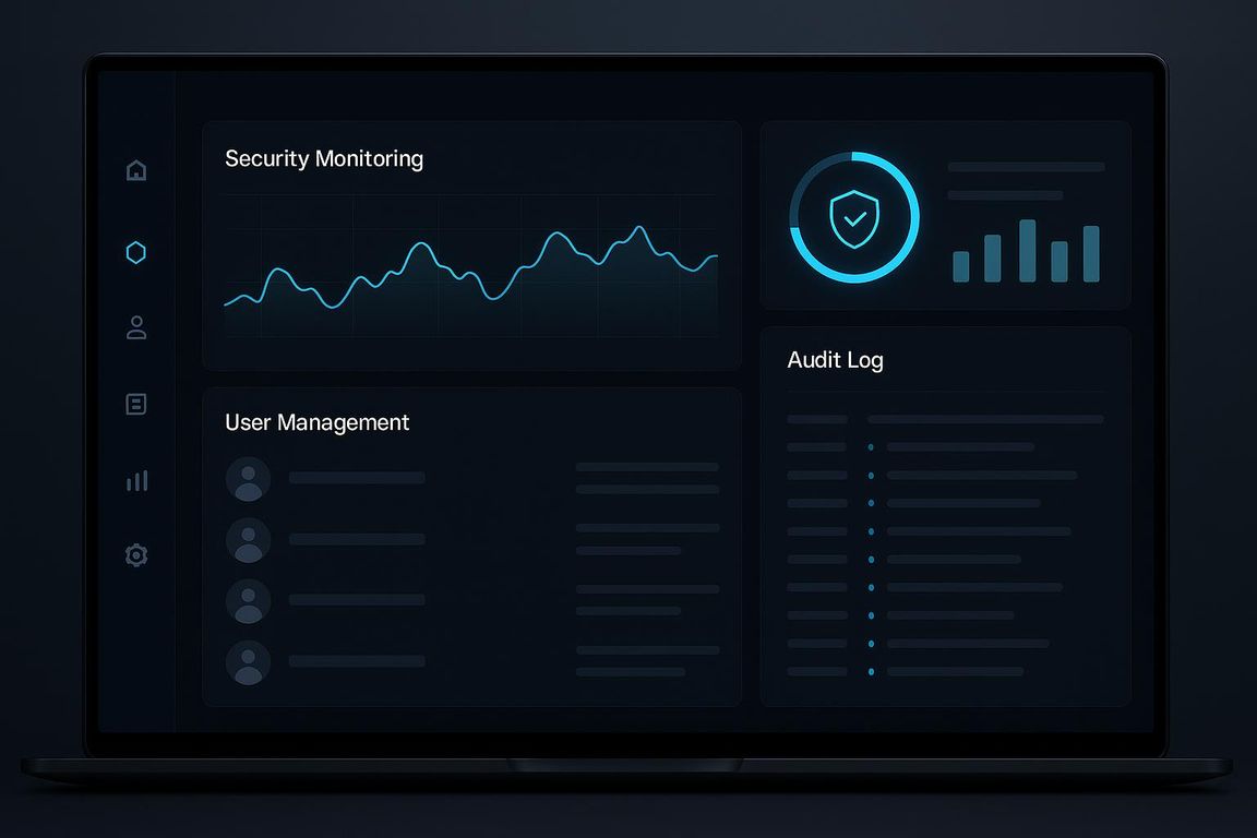 エンタープライズ管理画面ダッシュボード