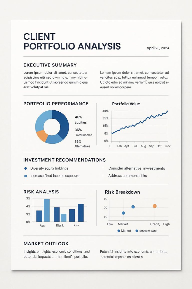 顧客向けレポート自動生成